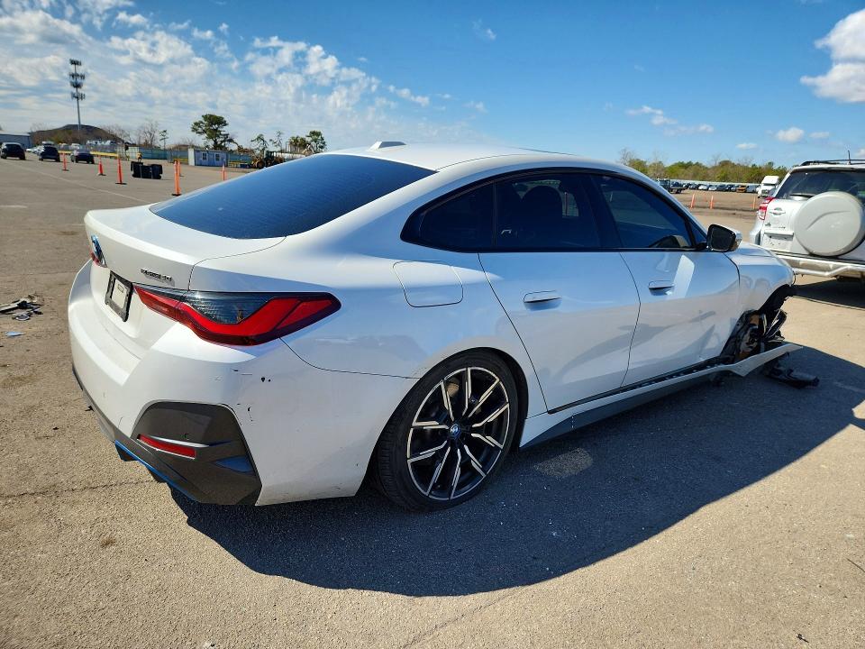 2022 BMW I4 VIN WBY73AW01NFM89305 COPART salvage auction — FRONT END, Salvage Title, sold $11,700 on 2026-07-08 (photo 3)