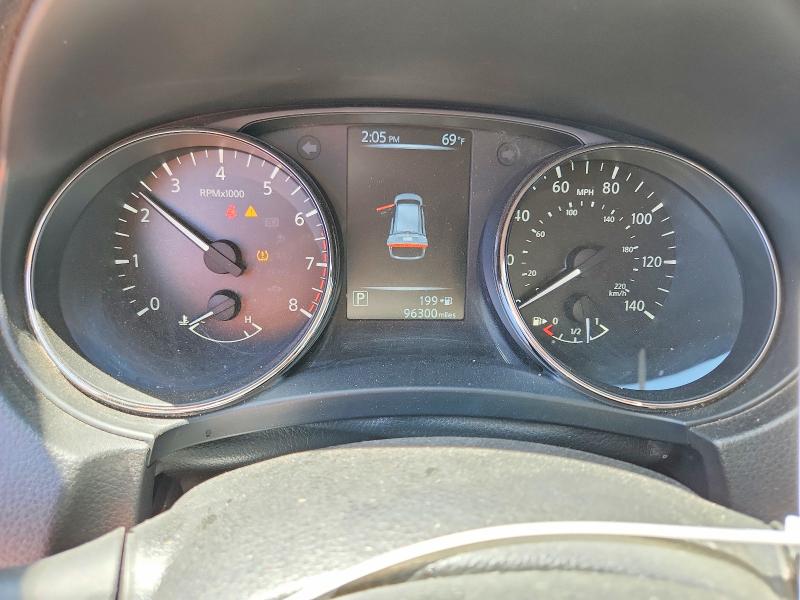 2017 Nissan Rogue VIN JN8AT2MV2HW014167 COPART salvage auction — REAR END, Nm - Cert Of Title-Salvage, sold $1,850 on 2026-07-30 (photo 9)