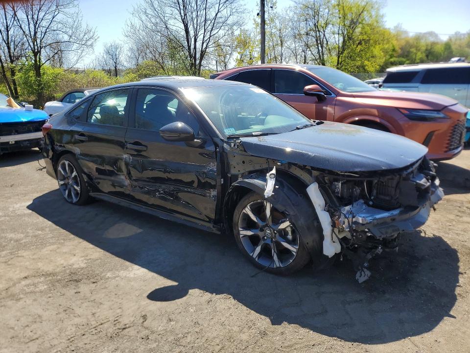 2026 Honda Civic VIN 2HGFE4F89TH321715 COPART salvage auction — FRONT END, Salvage Title, sold $6,900 on 2026-09-03 (photo 4)