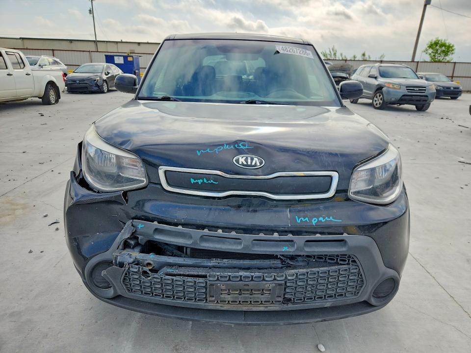 2016 Kia Soul VIN KNDJN2A20G7288248 COPART salvage auction — FRONT END, Tx - Salvage Vehicle Title, sold $1,400 on 2026-07-10 (photo 5)