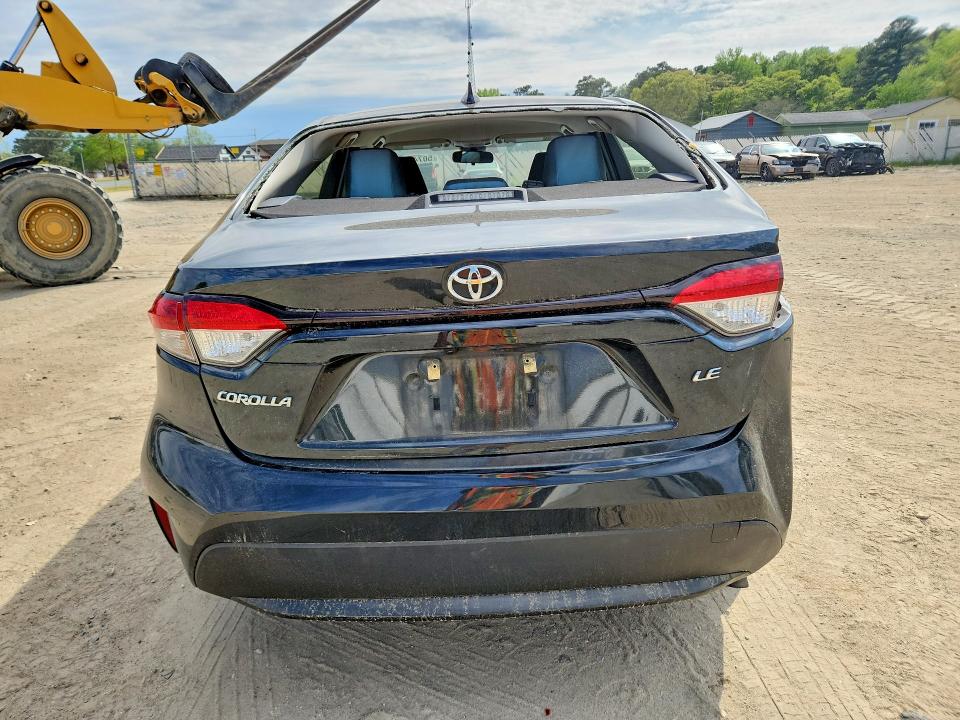 2021 Toyota Corolla VIN JTDEPMAE9MJ186995 COPART salvage auction — REAR END, Md - Cert Of Salvage > 75% Damage, sold $250 on 2026-07-21 (photo 6)