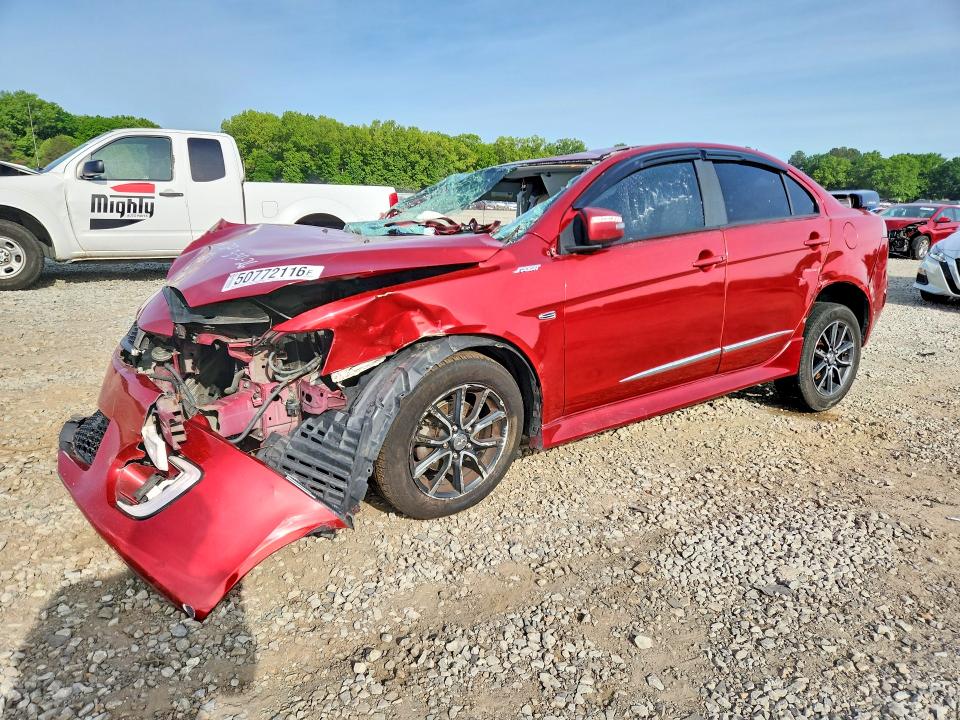 2017 Mitsubishi Lancer VIN JA32U2FU9HU011343 COPART salvage auction — FRONT END, Ca - Salvage Certificate, sold $350 on 2026-07-15 (photo 1)