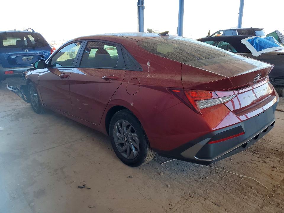 2025 Hyundai Elantra VIN KMHLM4DJ5SU150298 COPART salvage auction — FRONT END, ID - SALVAGE CERTIFICATE OF TITLE, sold $6,200 on 2026-07-14 (photo 2)