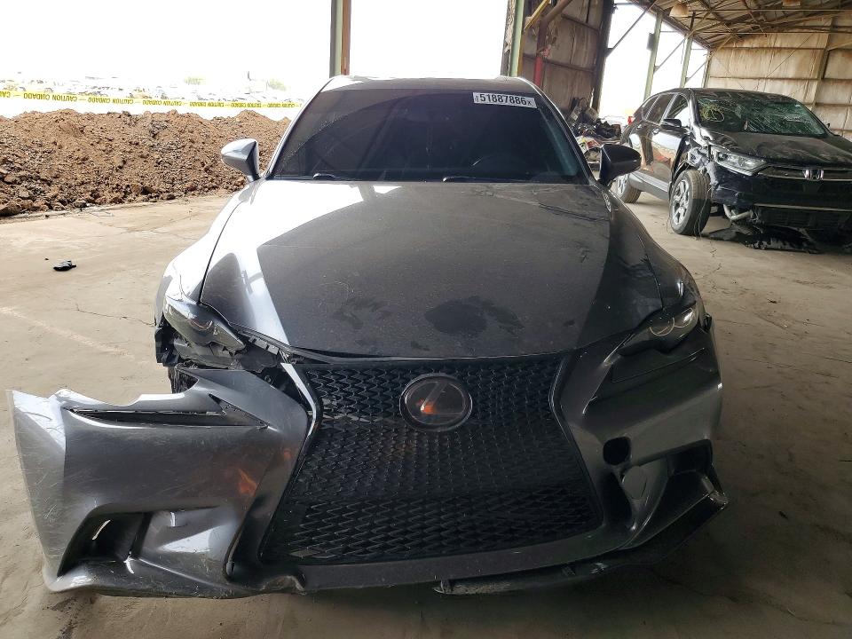 2015 Lexus Is VIN JTHBE1D23F5019504 COPART salvage auction — FRONT END, Az - Cert Of Title - Salvage, sold $6,100 on 2026-07-06 (photo 5)