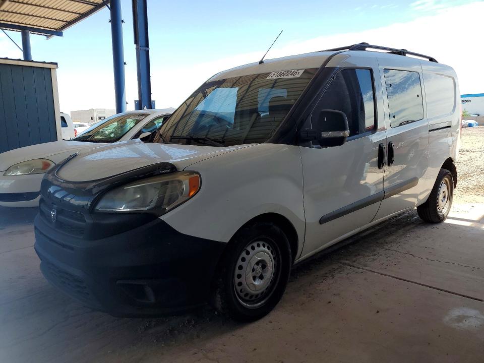2017 Ram Promaster city VIN ZFBERFAB9H6D99665 COPART salvage auction — REAR END, Id - Salvage Certificate Of Title, sold $2,700 on 2026-08-12 (photo 1)