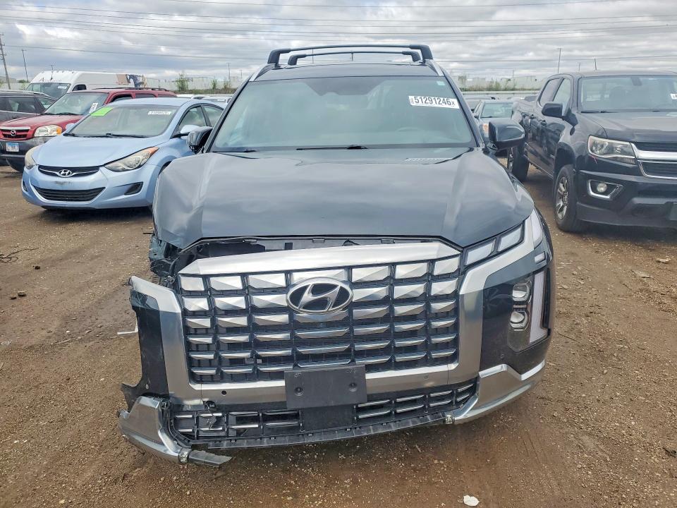2023 Hyundai Palisade VIN KM8R7DGE0PU634600 COPART salvage auction — FRONT END, Il - Salvage Certificate, sold $9,200 on 2026-07-07 (photo 5)