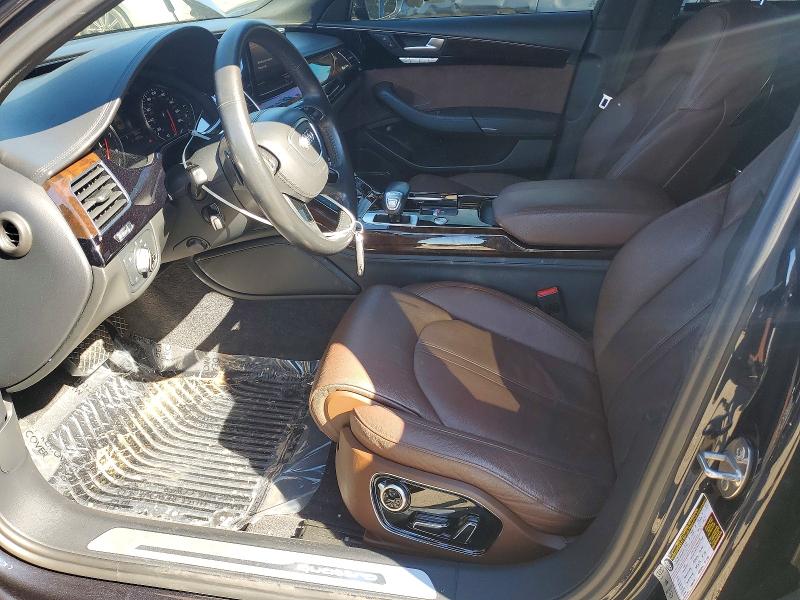 2017 Audi A8 VIN WAU44AFD0HN017897 COPART salvage auction — FRONT END, Ga - Cert Of Title-Salvage, sold $5,600 on 2026-07-10 (photo 7)