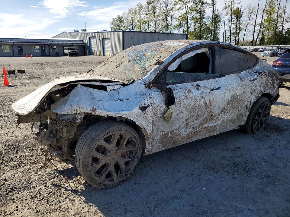 2026 Tesla VIN 7SAYGDET0TA620233 COPART salvage auction — FRONT END, Salvage Title, sold $16,700 on 2026-07-27 (photo 1)