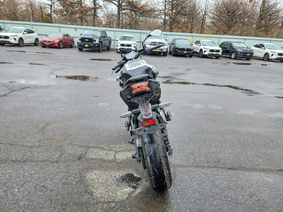 2025 Kawasaki Er650 VIN ML5EREN19SDAF9417 COPART salvage auction — ALL OVER, Ny - Mv-907A Salvage Certificate, sold $1,500 on 2026-07-09 (photo 4)