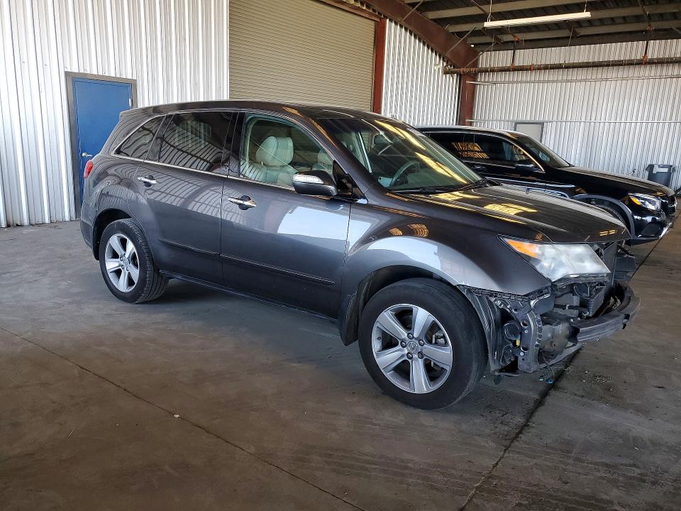 2012 Acura Mdx VIN 2HNYD2H32CH526237 COPART salvage auction — FRONT END, Ca - Salvage Certificate, sold $1,450 on 2026-07-02 (photo 4)