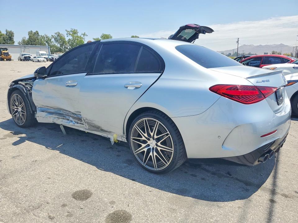 2025 Mercedes-benz C-klasse VIN W1KAF8HB9SR252227 COPART salvage auction — SIDE, Ca - Salvage Certificate, sold $22,400 on 2026-07-09 (photo 2)