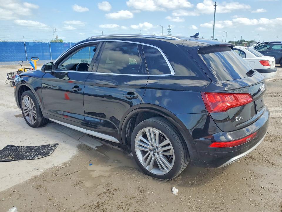 2018 Audi Q5 VIN WA1BNAFY0J2216590 COPART salvage auction — FRONT END, Fl - Cert Of Title Slvg Rebuildable, sold $5,700 on 2026-07-08 (photo 2)