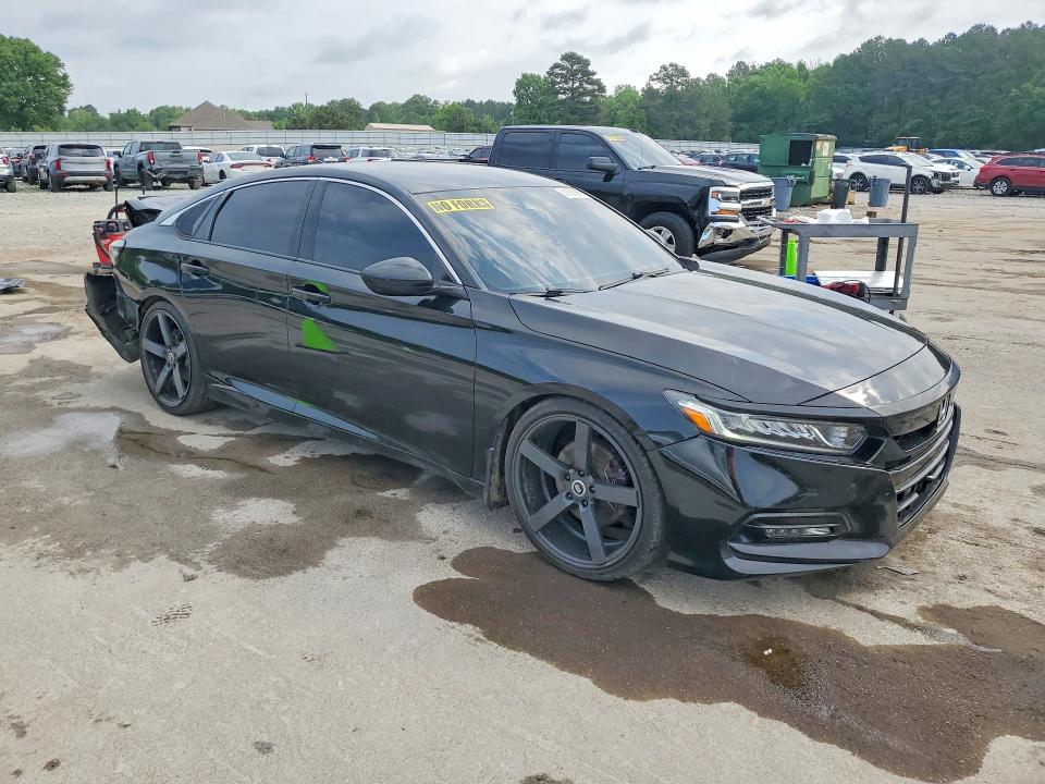2018 Honda Accord VIN 1HGCV1F32JA003579 COPART salvage auction — REAR END, Ms - Cert Of Title-Salvaged, sold $3,250 on 2026-07-03 (photo 4)