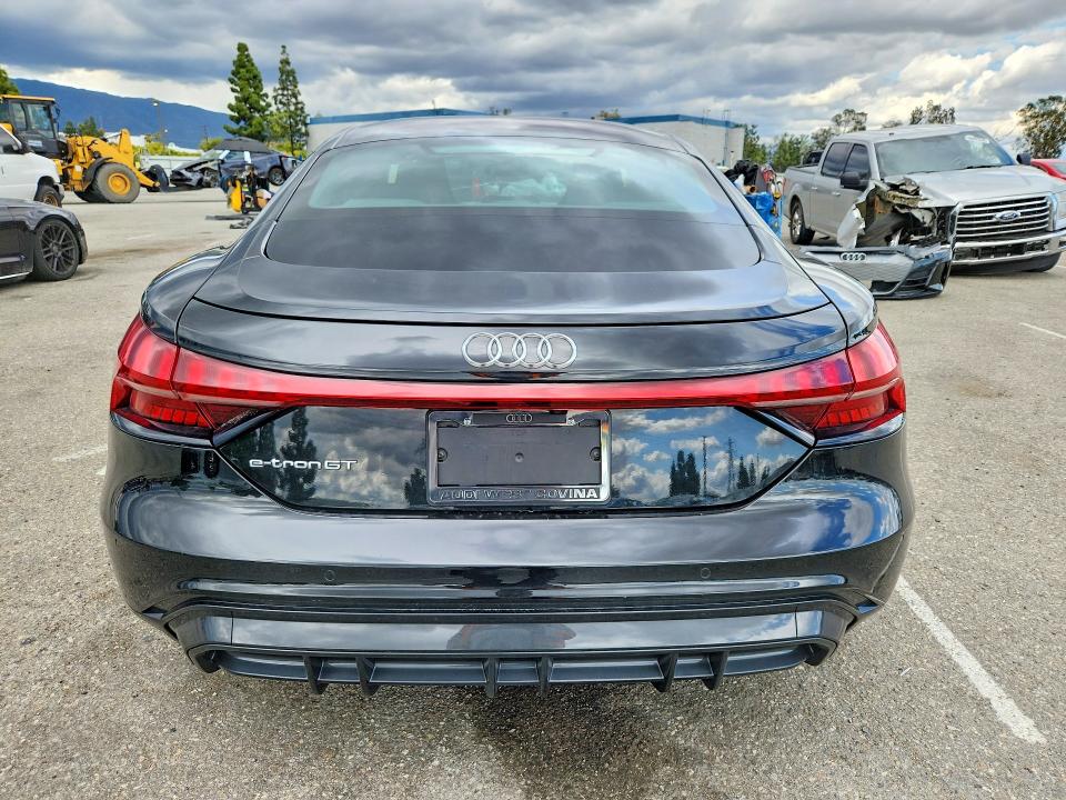 2022 Audi E-tron gt VIN WAUFJBFWXN7010450 COPART salvage auction — FRONT END, Ca - Salvage Certificate, sold $17,700 on 2026-07-28 (photo 6)