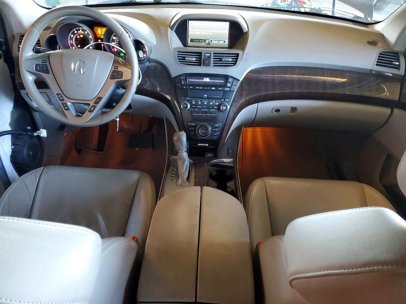 2012 Acura Mdx VIN 2HNYD2H32CH526237 COPART salvage auction — FRONT END, Ca - Salvage Certificate, sold $1,450 on 2026-07-02 (photo 8)