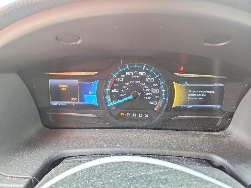2013 Ford Flex VIN 2FMGK5D81DBD22426 COPART salvage auction — FRONT END, Nc - Salvage Certificate Of Title, sold $300 on 2026-07-01 (photo 9)
