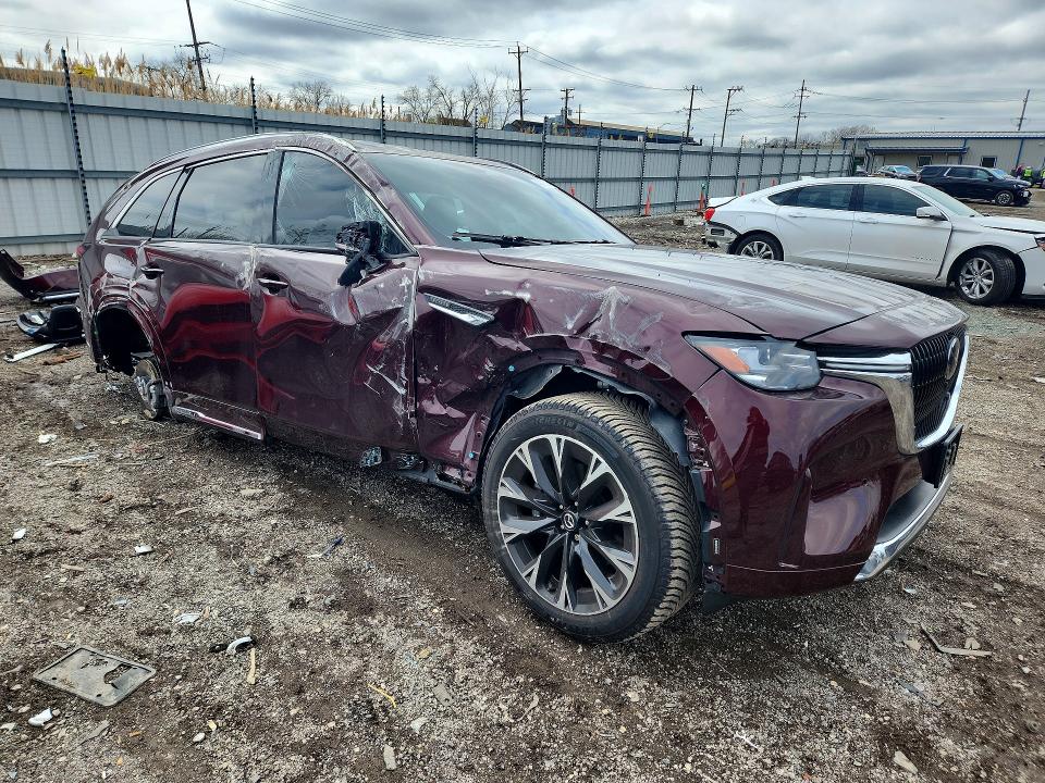 2024 Mazda Cx-90 VIN JM3KKDHC7R1143115 COPART salvage auction — ALL OVER, Il - Salvage Certificate, sold $250 on 2026-07-24 (photo 4)