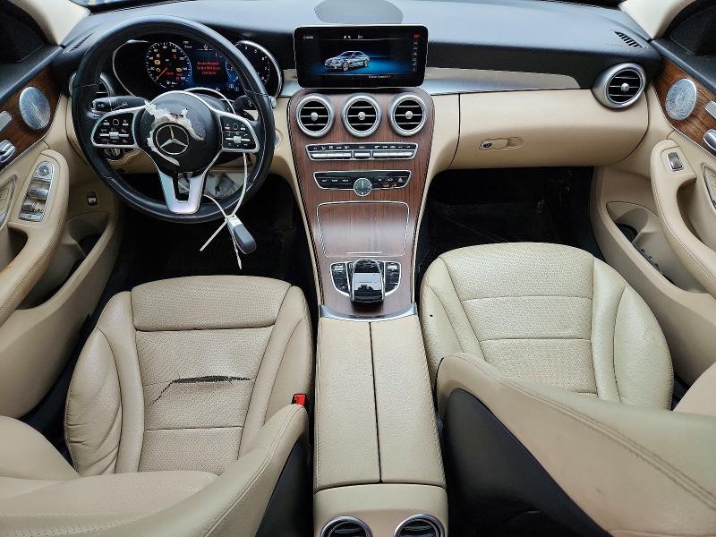 2020 Mercedes-benz C-klasse VIN W1KWF8EB1LR597909 COPART salvage auction — FRONT END, Il - Salvage Certificate, sold $5,800 on 2026-07-08 (photo 8)