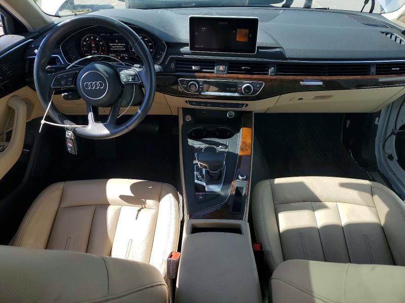 2018 Audi A4 VIN WAUENAF43JA132721 COPART salvage auction — FRONT END, Id - Salvage Certificate Of Title, sold $4,350 on 2026-07-30 (photo 8)