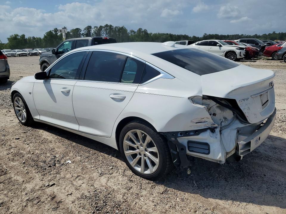 2020 Cadillac Ct5 VIN 1G6DM5RKXL0127045 COPART salvage auction — FRONT END, Tx - Salvage Vehicle Title, sold $7,300 on 2026-07-10 (photo 2)