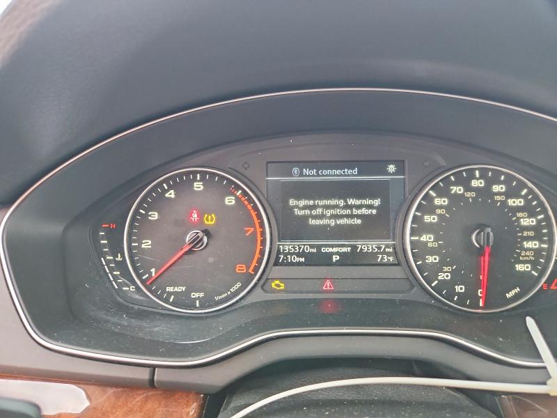 2018 Audi Q5 VIN WA1ANAFY9J2004069 COPART salvage auction — REAR END, La - Cert Of Title-Salvage, sold $3,550 on 2026-07-29 (photo 9)