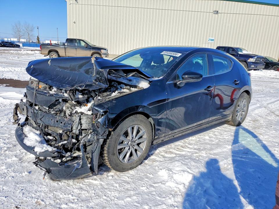 2023 Mazda 3 VIN JM1BPBLM2P1609576 COPART salvage auction — FRONT END, Ab - Bos - Salvage, sold $1,150 on 2026-07-14 (photo 1)