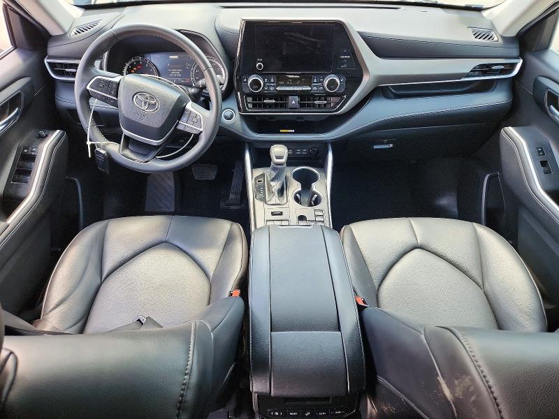 2024 Toyota Highlander VIN 5TDKDRBH4RS545259 COPART salvage auction — FRONT END, Md - Cert Of Salvage > 75% Damage, sold $9,000 on 2026-07-28 (photo 8)