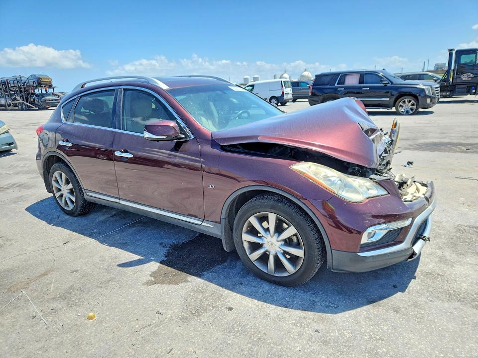 2016 Infiniti Qx50 VIN JN1BJ0RP1GM232621 COPART salvage auction — FRONT END, Ms - Cert Of Title-Salvaged, sold $400 on 2026-07-07 (photo 4)