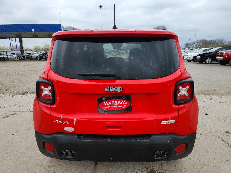 2018 Jeep Renegade VIN ZACCJBBB4JPG95468 COPART salvage auction — FRONT END, IN - BILL OF SALE - PARTS ONLY, sold $750 on 2026-07-27 (photo 6)