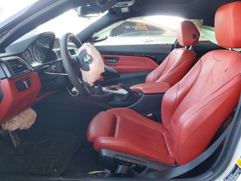 2014 BMW 4 series VIN WBA3N3C5XEF712668 COPART salvage auction — FRONT END, Ca - Salvage Certificate, sold $1,550 on 2026-08-13 (photo 7)