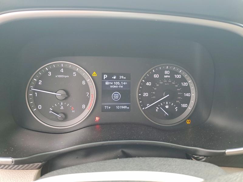 2021 Hyundai Tucson VIN KM8J33AL1MU384144 COPART salvage auction — FRONT END, Fl - Cert Of Title Slvg Rebuildable, sold $4,250 on 2026-07-08 (photo 9)