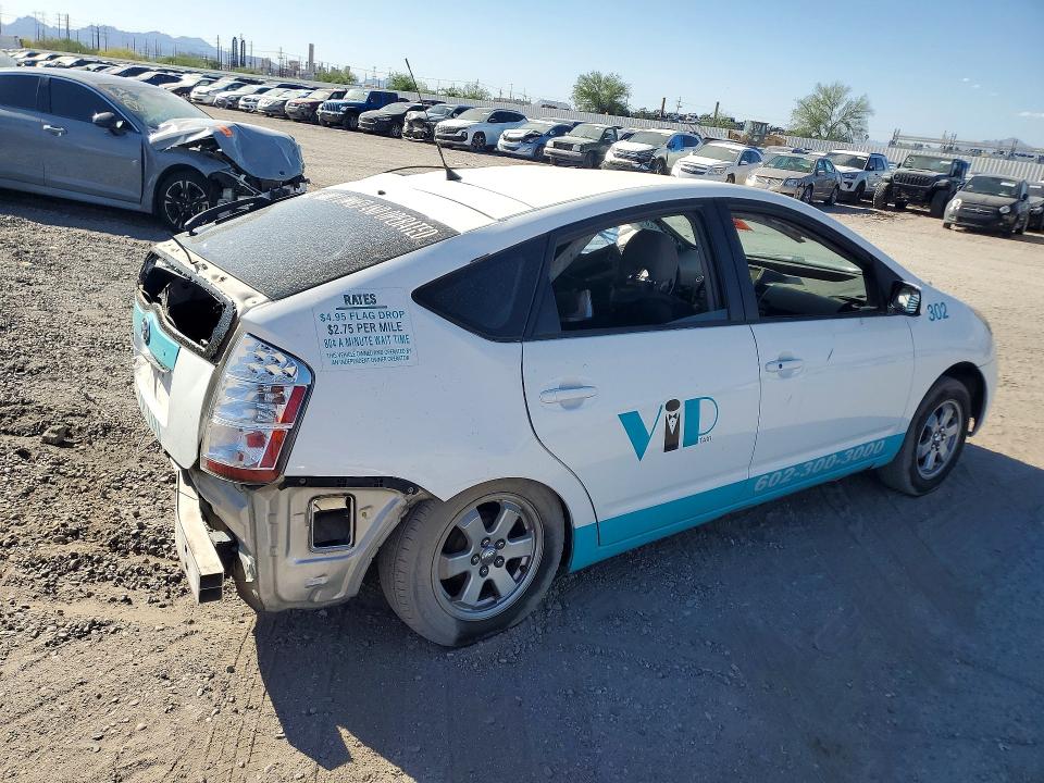 2006 Toyota Prius VIN JTDKB20U567500995 COPART salvage auction — REAR END, Az - Cert Of Title - Salvage, sold $175 on 2026-07-06 (photo 3)