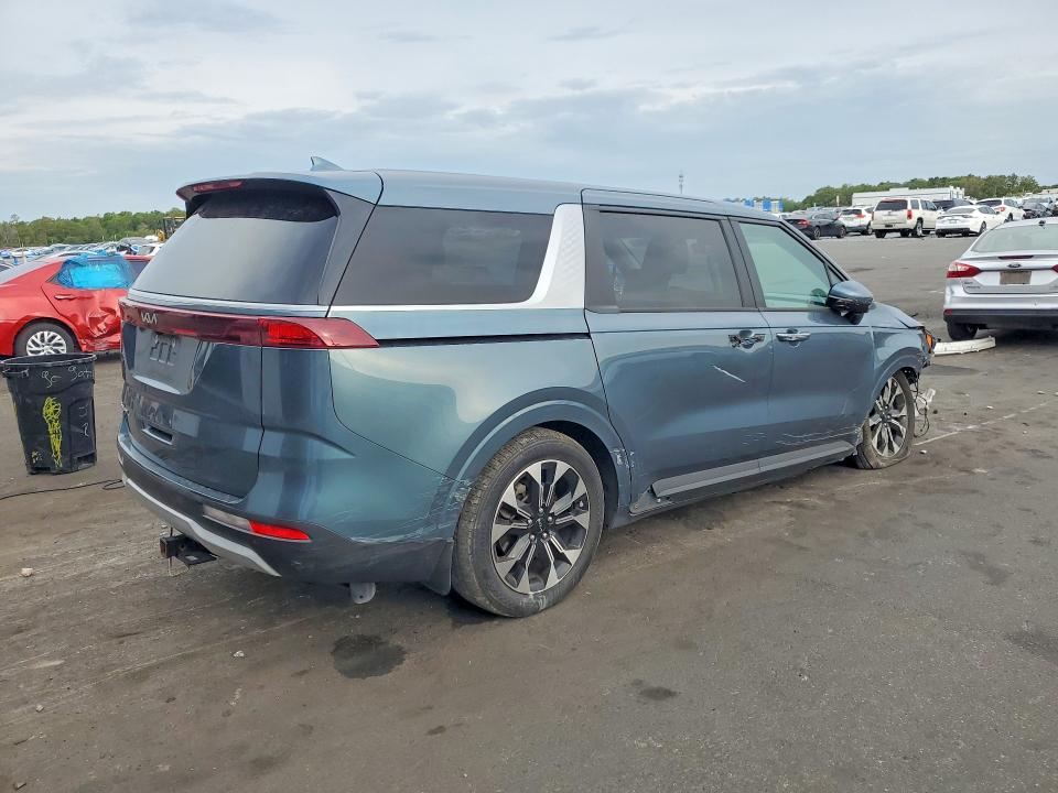 2022 Kia Carnival VIN KNDNC5H37N6167291 COPART salvage auction — FRONT END, FL, sold $7,300 on 2026-07-20 (photo 3)