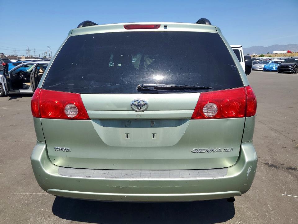 2008 Toyota Sienna VIN 5TDZK22C48S189572 COPART salvage auction — FRONT END, Ca - Salvage Certificate, sold $750 on 2026-07-09 (photo 6)