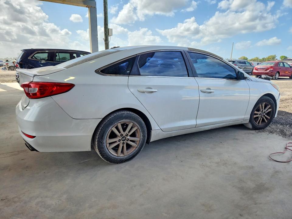 2016 Hyundai Sonata VIN 5NPE24AF5GH394814 COPART salvage auction — FRONT END, Fl - Certificate Of Title, sold $1,450 on 2026-07-03 (photo 3)