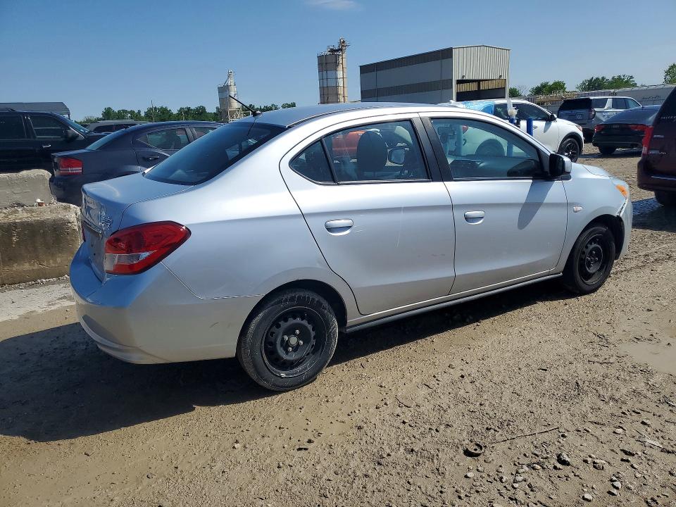 2019 Mitsubishi Mirage VIN ML32F3FJ9KHF17798 COPART salvage auction — SIDE, Mo - Salvage Certificate Of Title, sold $1,500 on 2026-07-07 (photo 3)