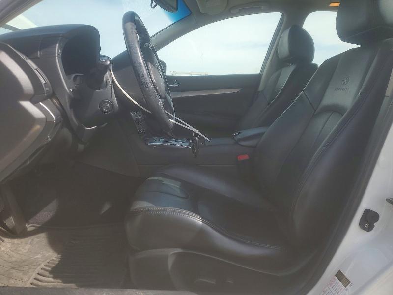 2013 Infiniti G VIN JN1CV6AR6DM765875 COPART salvage auction — FRONT END, Salvage Title, sold $350 on 2026-07-23 (photo 7)