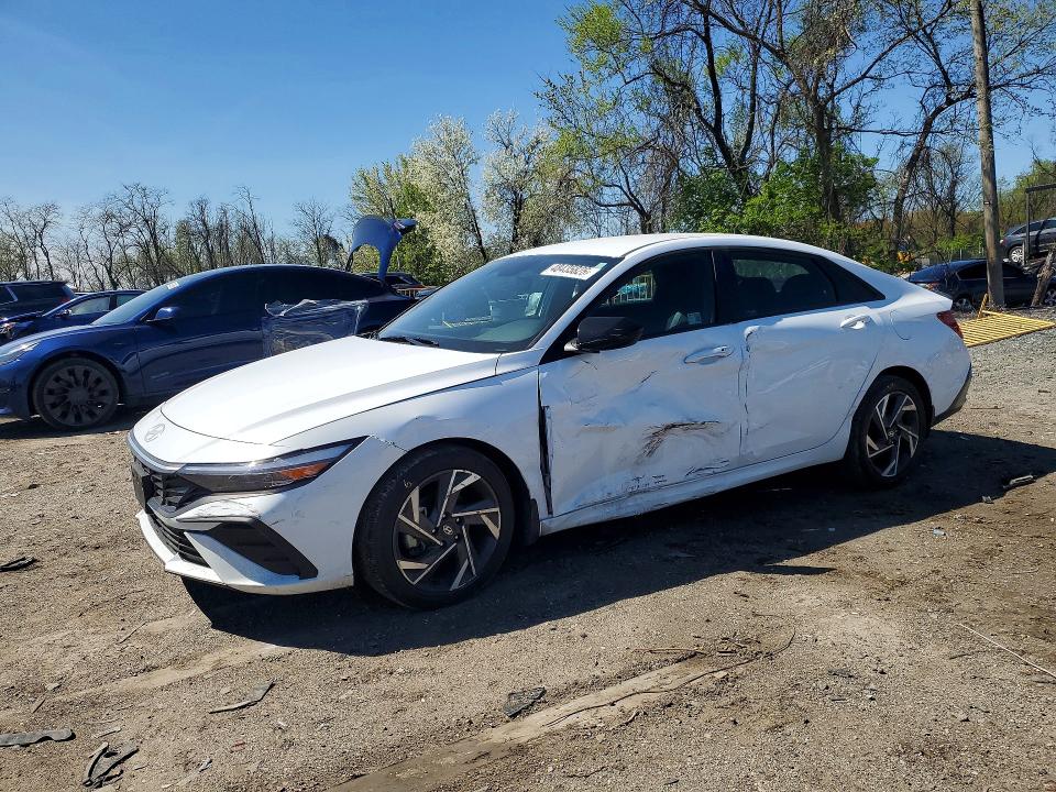2025 Hyundai Elantra VIN KMHLM4DG6SU998789 COPART salvage auction — FRONT END, Md - Cert Of Salvage > 75% Damage, sold $3,600 on 2026-07-28 (photo 1)