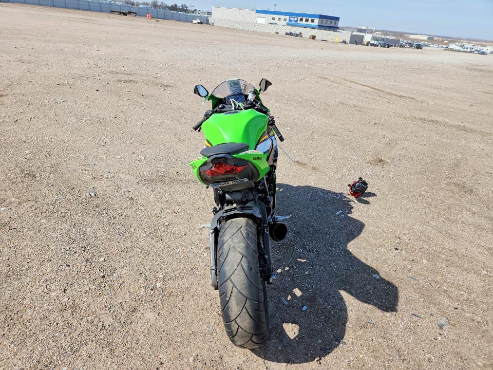 2025 Kawasaki Zx VIN JKBZXJK12SA010045 COPART salvage auction — FRONT END, Sd - Cert Of Title-Salvage, sold $3,050 on 2026-07-09 (photo 4)