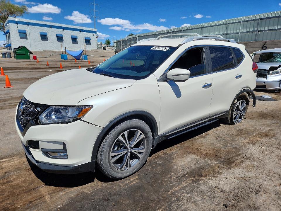 2017 Nissan Rogue VIN JN8AT2MV2HW014167 COPART salvage auction — REAR END, Nm - Cert Of Title-Salvage, sold $1,850 on 2026-07-30 (photo 1)