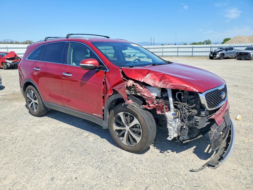 2016 Kia Sorento VIN 5XYPHDA51GG158716 COPART salvage auction — FRONT END, Ca - Salvage Certificate, sold $1,450 on 2026-07-10 (photo 4)