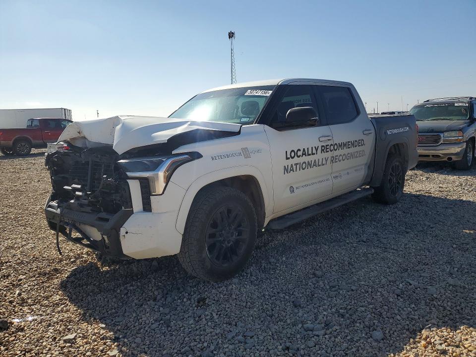 2023 Toyota Tundra VIN 5TFLA5DB7PX095595 COPART salvage auction — FRONT END, Tx - Salvage Vehicle Title, sold $14,500 on 2026-07-07 (photo 1)
