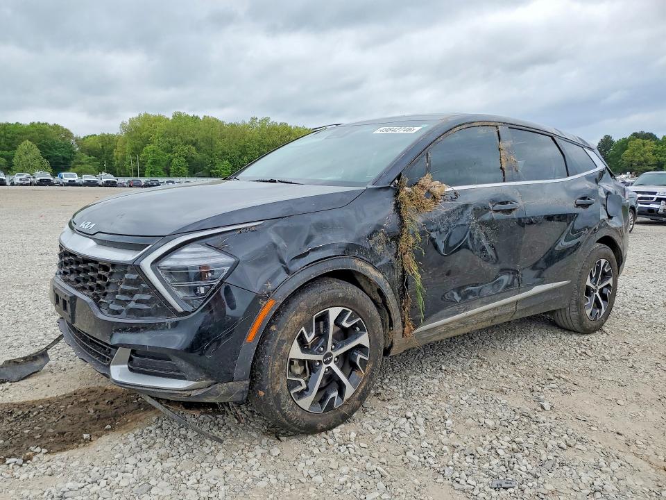 2025 Kia Sportage VIN 5XYK33DF4SG273004 COPART salvage auction — ROLLOVER, Ar - Cert Of Title-Salvage, sold $80 on 2026-07-27 (photo 1)