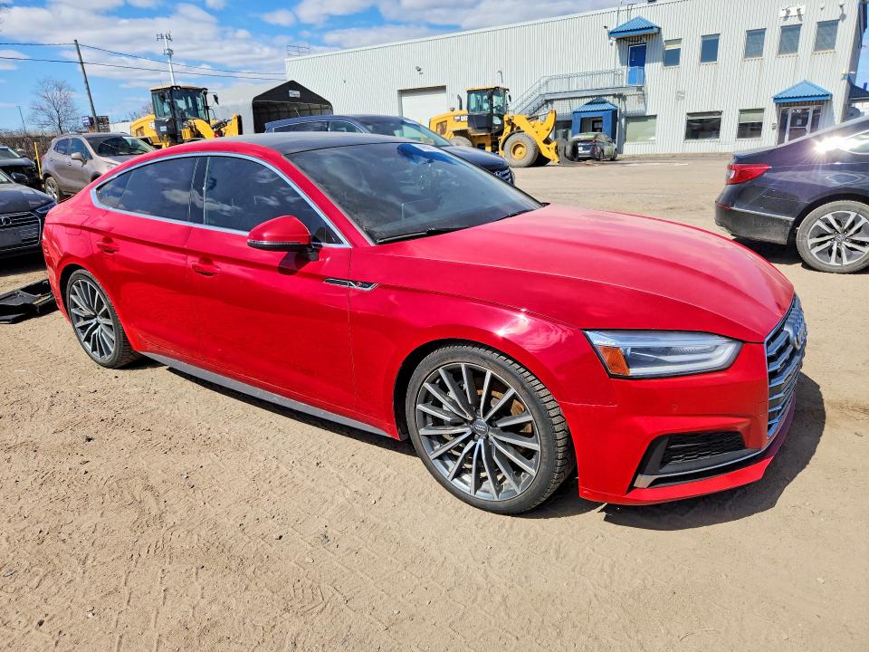 2019 Audi A5 VIN WAUENCF58KA045306 COPART salvage auction — REAR END, Qc - Gravement Accidente, sold $3,950 on 2026-07-28 (photo 4)