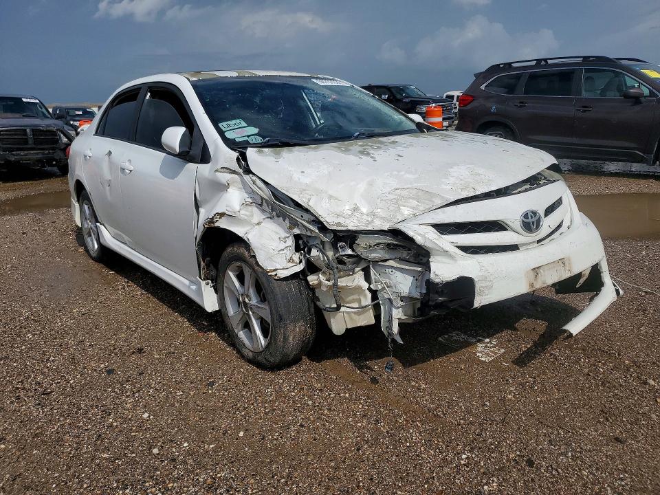 2012 Toyota Corolla VIN 5YFBU4EE3CP062625 COPART salvage auction — FRONT END, Tx - Salvage Vehicle Title, sold $1,200 on 2026-07-02 (photo 4)