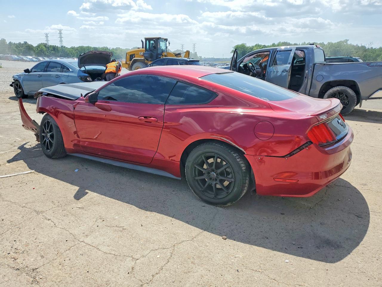 2017 Ford Mustang VIN 1FA6P8TH6H5329084 COPART salvage auction — Front End, TN - SALVAGE CERTIFICATE, sold $1,750 on 2026-07-09 (photo 2)