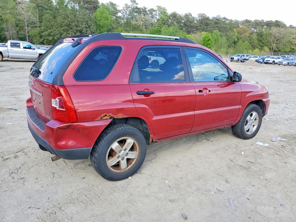 2010 Kia Sportage VIN KNDKGCA36A7709457 COPART salvage auction — NORMAL WEAR, Pa - Cert Of Title, sold $500 on 2026-07-28 (photo 3)