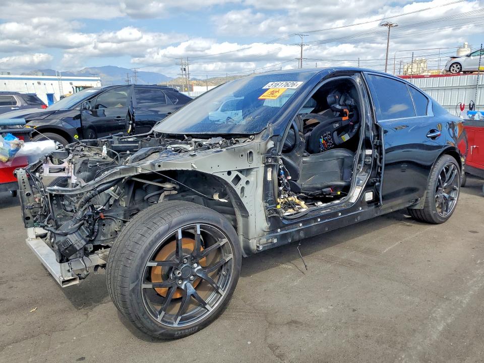 2018 Infiniti Q50 VIN JN1FV7APXJM640133 COPART salvage auction — VANDALISM, CA - SALVAGE CERTIFICATE, sold $625 on 2026-07-29 (photo 1)