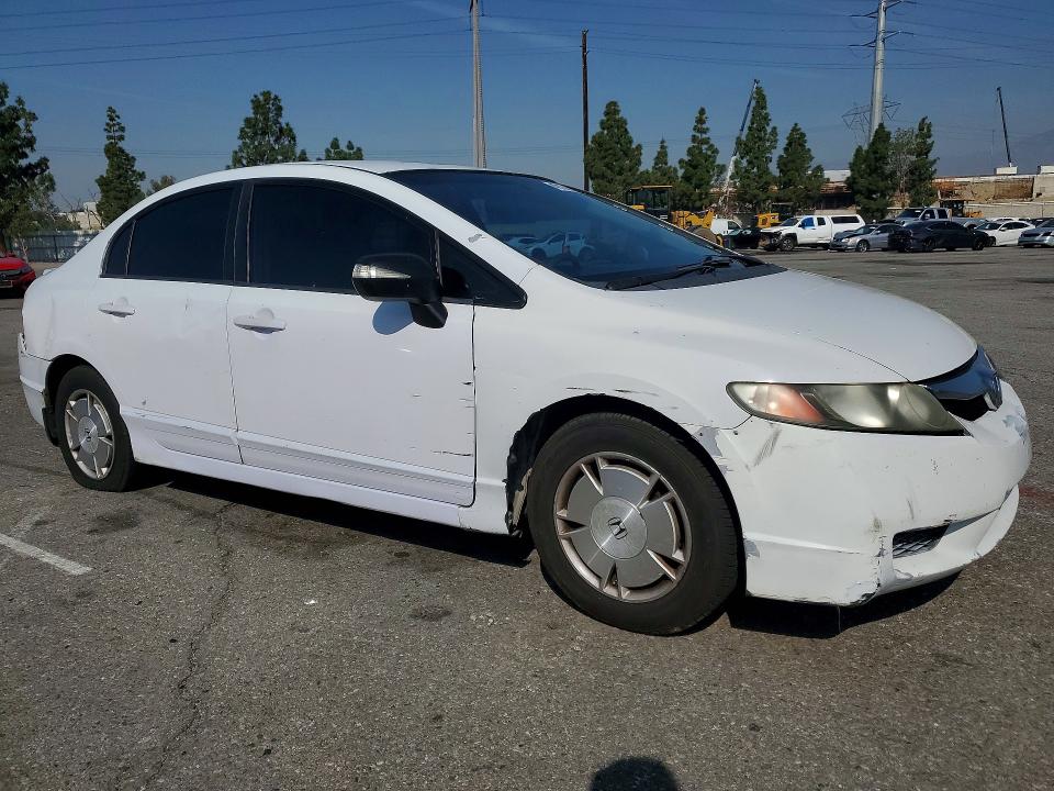 2009 Honda Civic VIN JHMFA36259S010119 COPART salvage auction — REAR END, Ca - Salvage Certificate, sold $150 on 2026-07-21 (photo 4)