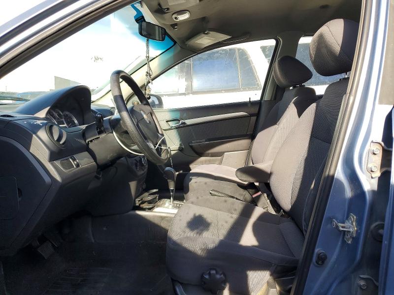 2007 Chevrolet Aveo VIN KL1TD56657B040042 COPART salvage auction — FRONT END, NV - SALVAGE TITLE, sold $125 on 2026-07-20 (photo 7)